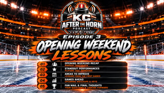 Opening Weekend Lessons