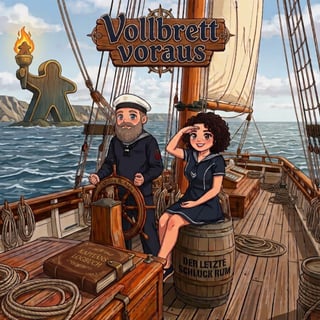Vollbrett voraus