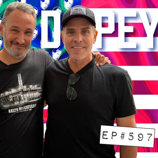 Dopey 597: Hunter Biden! 10-Day Crack Binge, Four-Lane Car Crash, Secret Service at the Crack House, Bicycles, Ibogaine & the Owl That Saved His Life