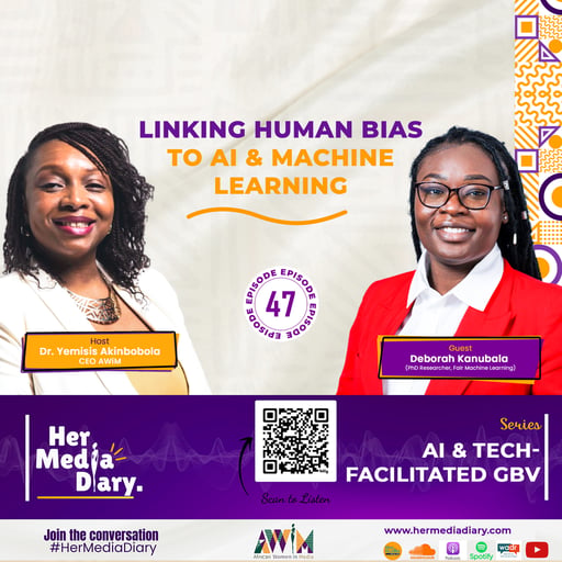 Her Media Diary Episode 47: “Linking Human Bias to AI & Machine Learning” with Deborah Kanubala