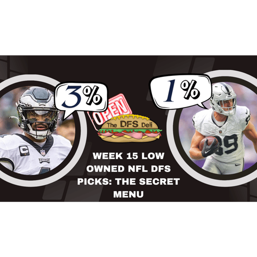 Week 15 Contrarian Plays & Parlay Picks | NFL DFS Main Slate | The DFS Deli