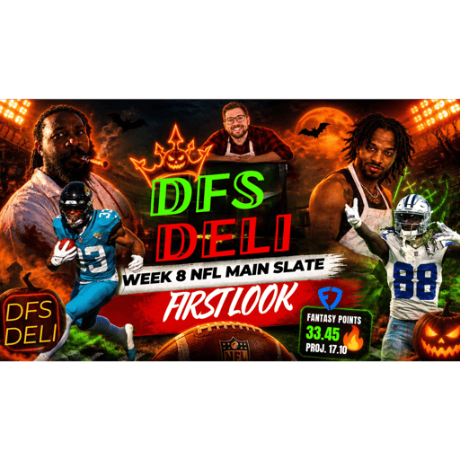 🎃🏈 THE DFS DELI: WEEK 8 FIRST LOOK — HALLOWEEN SPECIAL! 👻💰