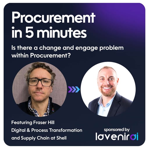 Is there a change and engage problem within Procurement?
