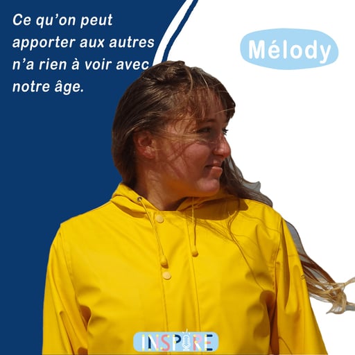 Mélody Mota - Ce qu'on peut apporter aux autres n'a rien à voir avec notre âge.