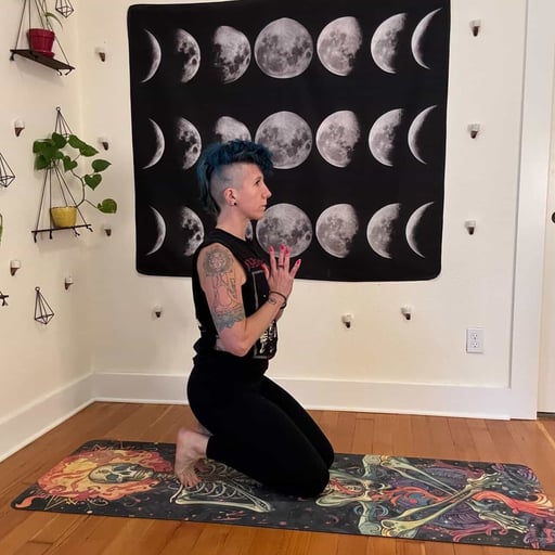 April Fox and Deep Dark Yoga