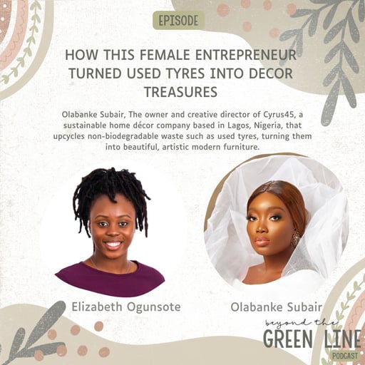 How This Female Entrepreneur Turned Used Tyres Into Decor Treasures