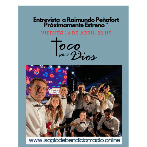 Entrevista Exclusiva Raimundo Peñafort Toco Para Dios.
