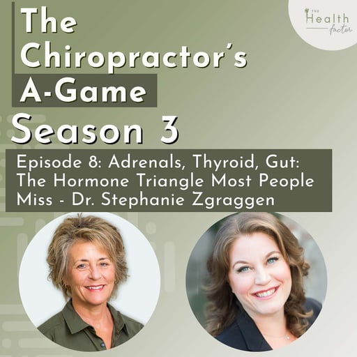 S3 : EP8 - Adrenals, Thyroid, Gut: The Hormone Triangle Most People Miss – Dr. Stephanie Zgraggen