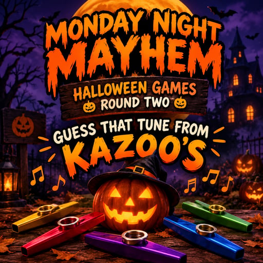 🎃 Halloween Games Round Two – GUESS That Tune! 🎃