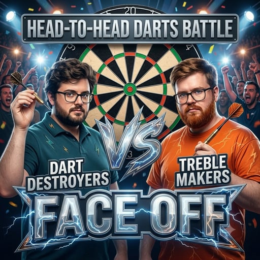 HEAD-TO-HEAD Darts Battle | Treble Makers FACE OFF Dart Destroyers