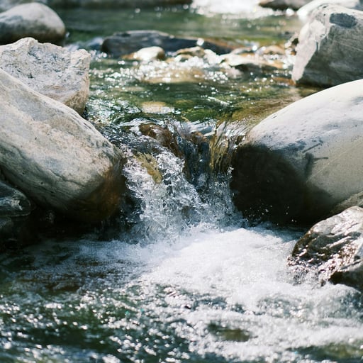 Water Stream & Calming Wind: 8-Hour Soothing Nature Soundscape for Relaxation, Studying & Sleep