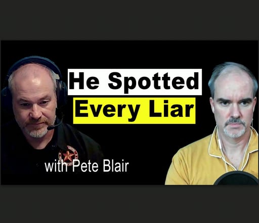 How Pete Blair scored 100% in a deception detection study 