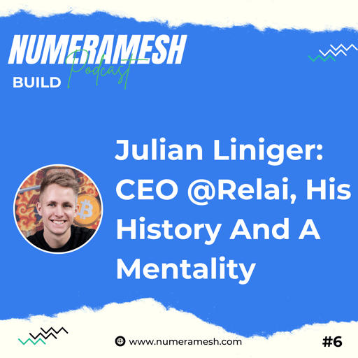 #6 - Julian Liniger: CEO @Relai, Entrepreneurial Insights, Navigating Intensity, Regularity, and Priorities on the Road to Success