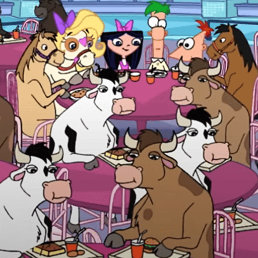 Cows in the Mall