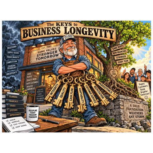Keys to business longevity