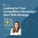 127. Looking for Your Competitive Advantage? Start With Strategy. image