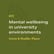 Mental wellbeing in university environments image