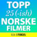 026: I FOKUS: Topp 25 viktigste og beste norske filmer // De gode, de onde og de grusomme image
