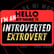 I'm an Introverted Extrovert | Mark MI Words #mentalillness #PTSD #extrovert  image