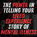 The power in telling your lived experience story of mental illness| Mark MI Words #mentalillness  image