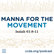 Manna for the Movement: Isaiah 61:8-11 image