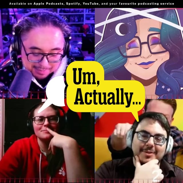 The Geeks get pedantic playing "Umm, Actually..." image