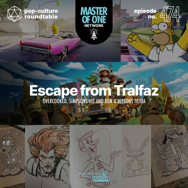 PCR 474 Escape from Tralfaz Overcooked, Simpsons Hit and Run