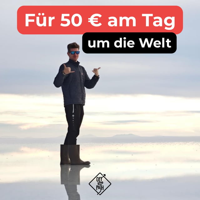 Weltreise, 7 Kontinente, 1,5 Jahre - günstiger als Deutschland mit Patrick Bockisch [OTP344] image