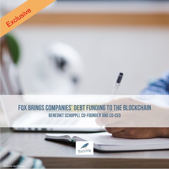 FQX brings Companies’ Debt Funding to the Blockchain image