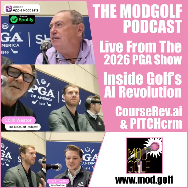 Live from The PGA Show 2026:  Inside Golf's AI Revolution with CourseRev.ai & PITCHcrm image