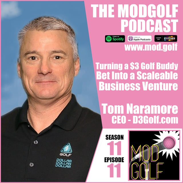 Turning a $3 weekly golf buddy bet into a scaleable business venture - Tom Naramore, CEO at D3Golf.com image