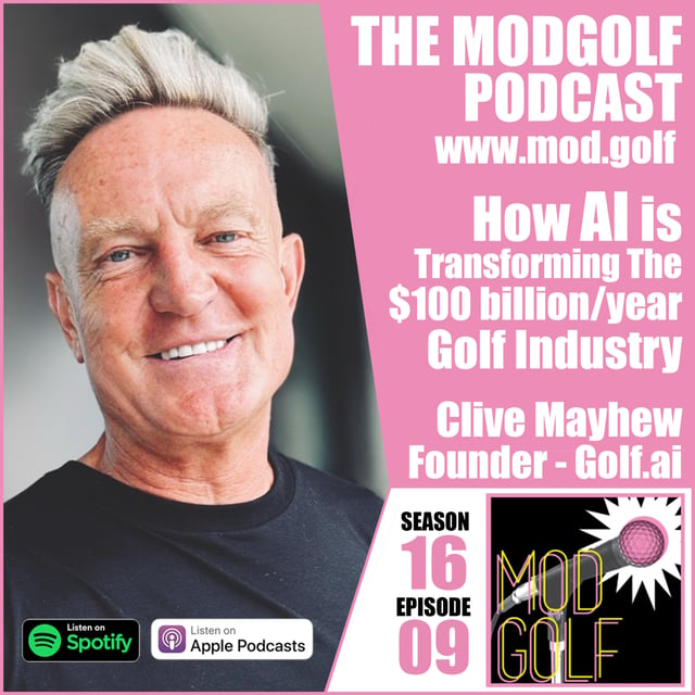 How AI is Transforming The Golf Industry - Clive Mayhew, Founder of Golf.ai image