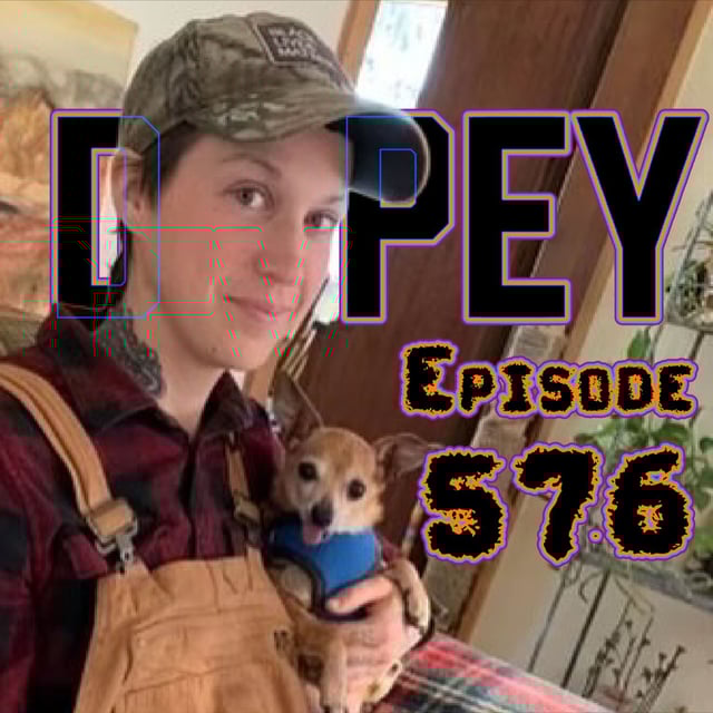 Dopey 576:  Crust Punk, Trans Superstar, Autistic Alcoholic,  Whippets, Psychosis & Recovery Demystified - The Early Brunner Story image