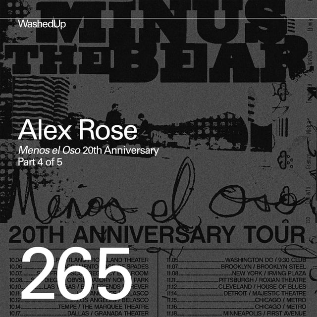 #265 - Alex Rose  (Minus the Bear "Menos el Oso" 20th Anniversary) image