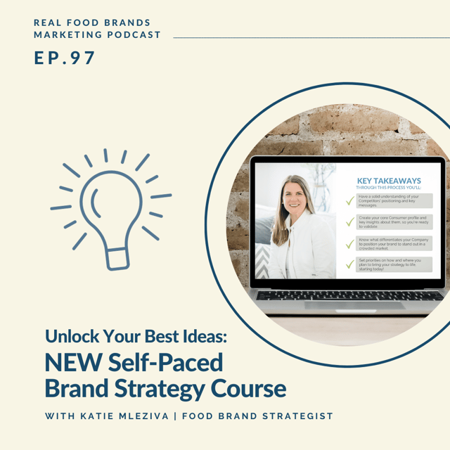 97. Unlock Your Best Ideas: My NEW Self-Paced Brand Strategy Course is Live! image
