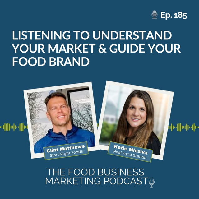 185. Listening to Understand Your Market & Guide Your Food Brand image