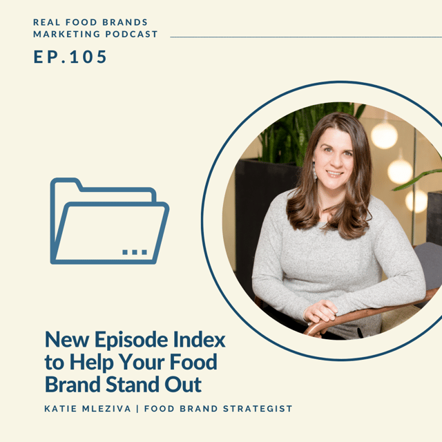 105. New Episode Index to Help Your Food Brand Stand Out image