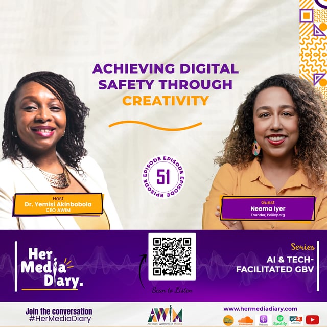 Her Media Diary Episode 51: “Achieving Digital Safety Through Creativity” with Neema Iyer image