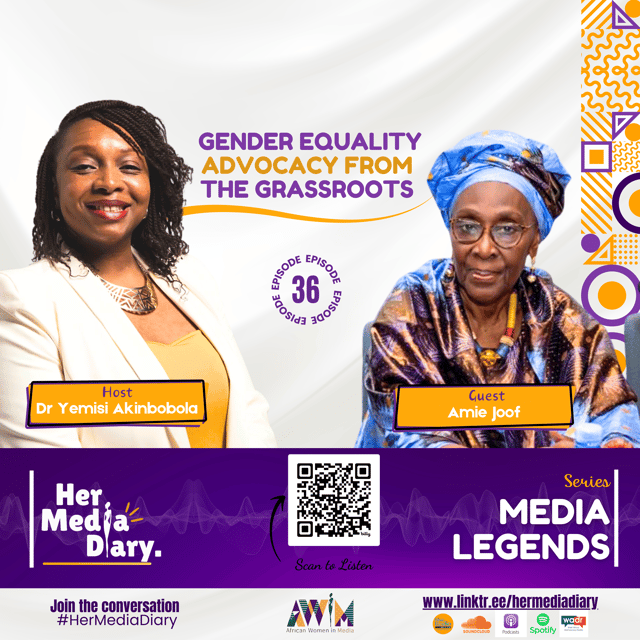 Her Media Diary Episode 36: “Gender Equality Advocacy from the Grassroots” with Amie Joof image