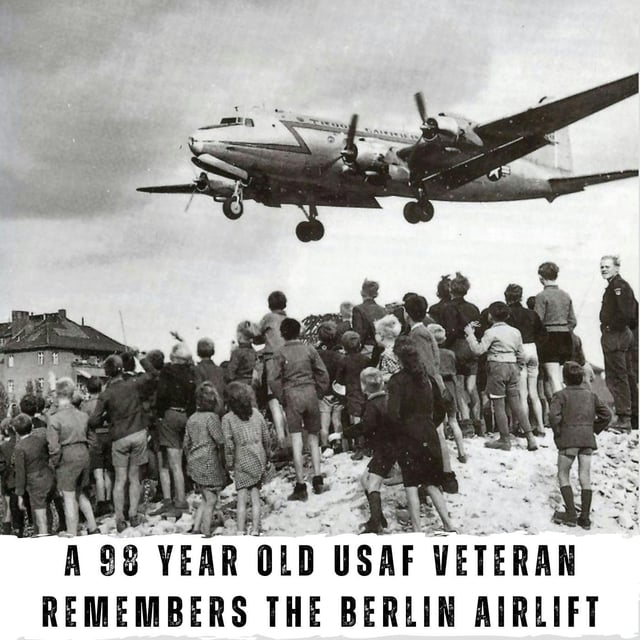 A 98 Year Old USAF Veteran Remembers the Berlin AIrlift (417) image