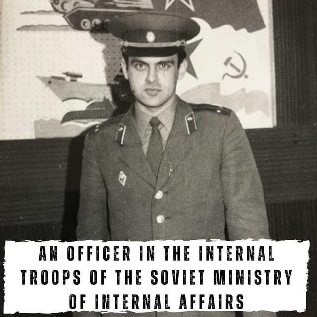An officer in The Internal Troops of the Soviet Ministry of Internal Affairs (448) image