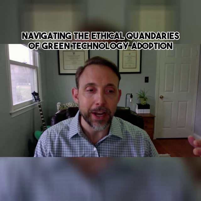 Navigating the Ethical Quandaries of Green Technology Adoption image
