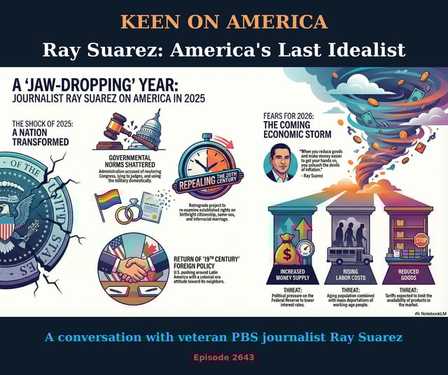 Ray Suarez on 2025: America's Last Idealist Looks Back at a "Jaw-Dropping" Year image