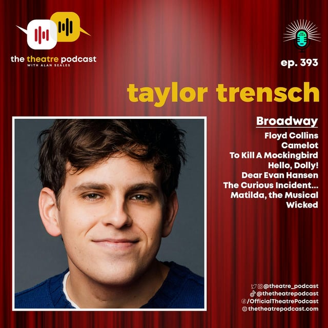 Ep393 - Taylor Trensch: A Pink-Eared Dog and a Tony Nominee Walk Into a Theater… image