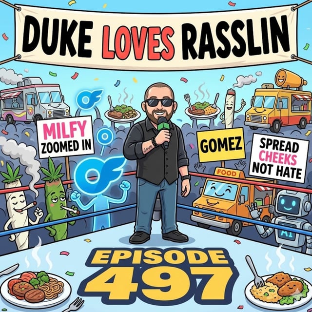 Gomez, AI, Onlyfans & Weed? :Duke Loves Rasslin Week 497 image