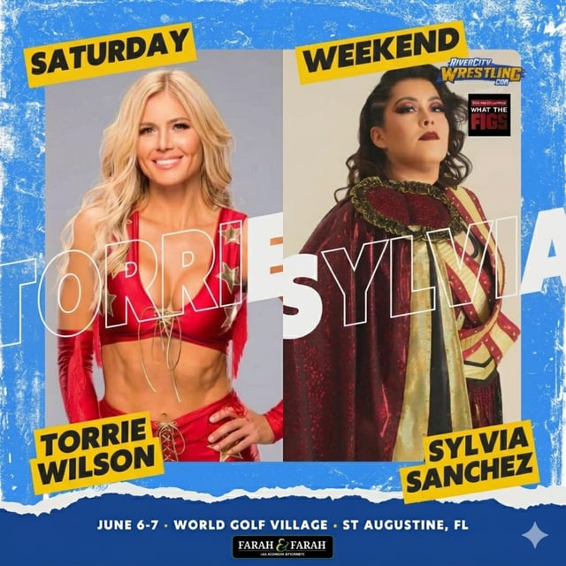 Torrie Wilson & Myka Madrid aka WOW Star Sylvia Sanchez : Duke Loves Rasslin Week 509 image