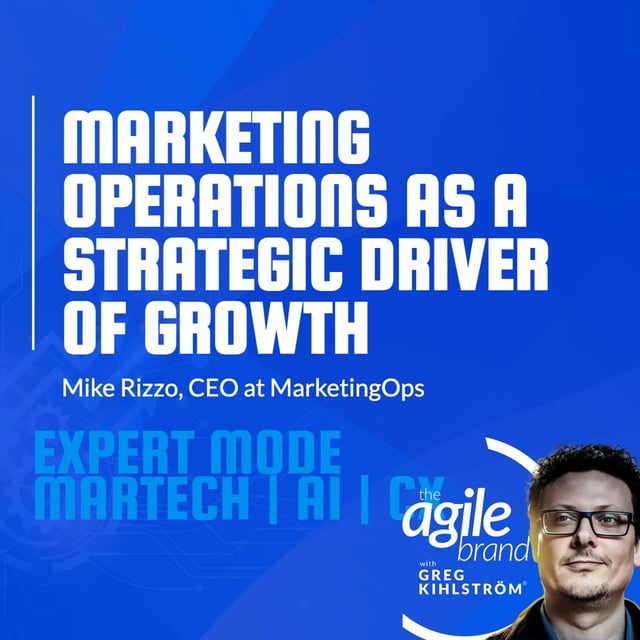 #858:  MarketingOps CEO Mike Rizzo on Marketing Operations as a strategic driver of growth image