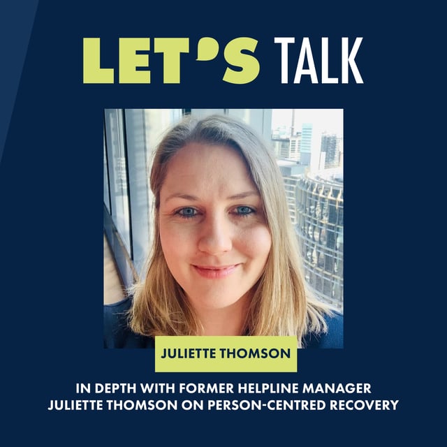 In depth with former helpline manager Juliette Thomson on person-centred recovery image