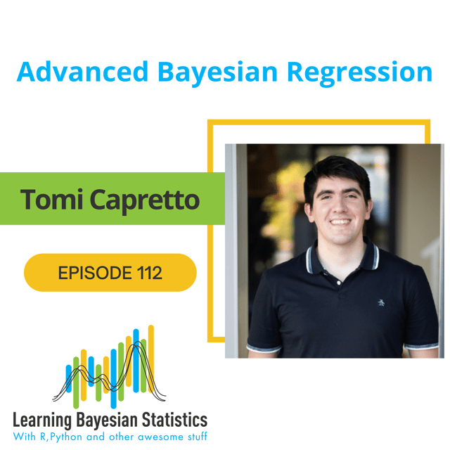 #112 Advanced Bayesian Regression, with Tomi Capretto image