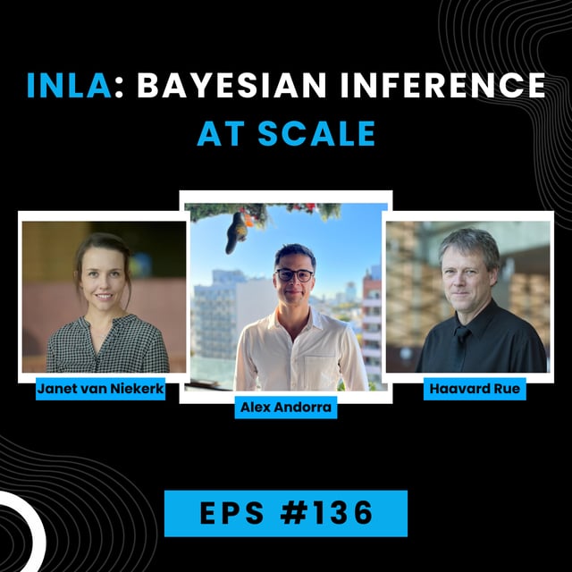 #136 Bayesian Inference at Scale: Unveiling INLA, with Haavard Rue & Janet van Niekerk image